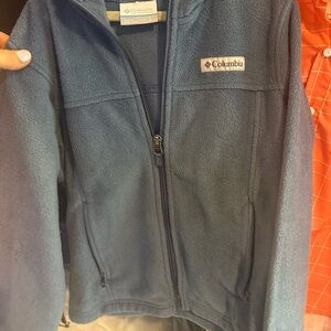 Columbia Navy Full-Zip Fleece Jacket